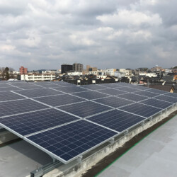 施工事例 マンション・テナントビル 太陽光発電パネル