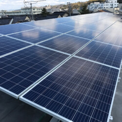 施工事例 マンション・テナントビル 太陽光発電パネル